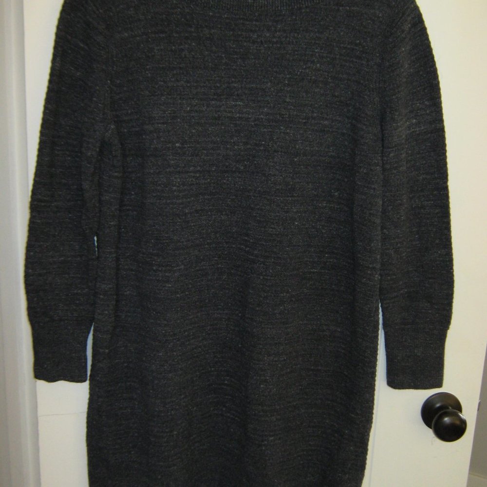 Heathered Navy Gap Tunic Sweater